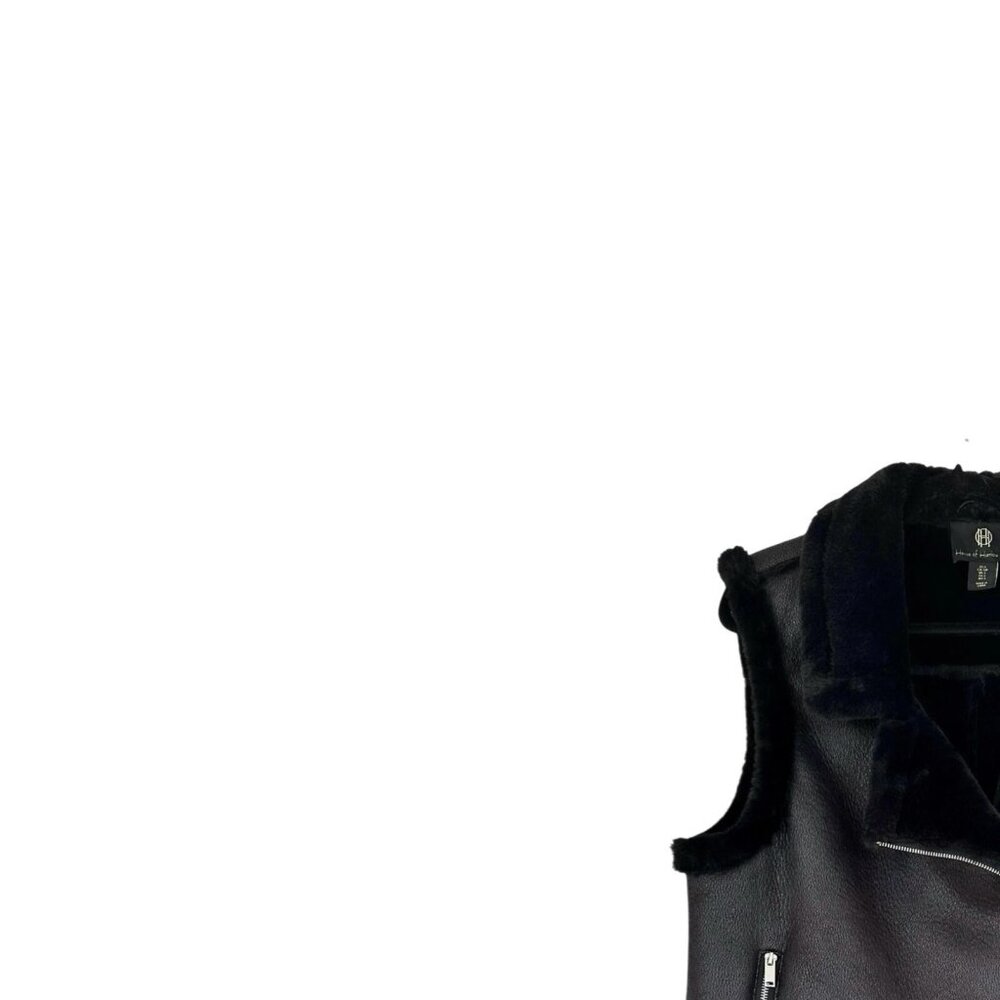 House of Harlow 1960 Faux Suede Moto Vest - Picture 5 of 8